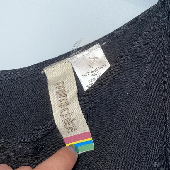 Mimi China Black Dress - Picture 3 of 5